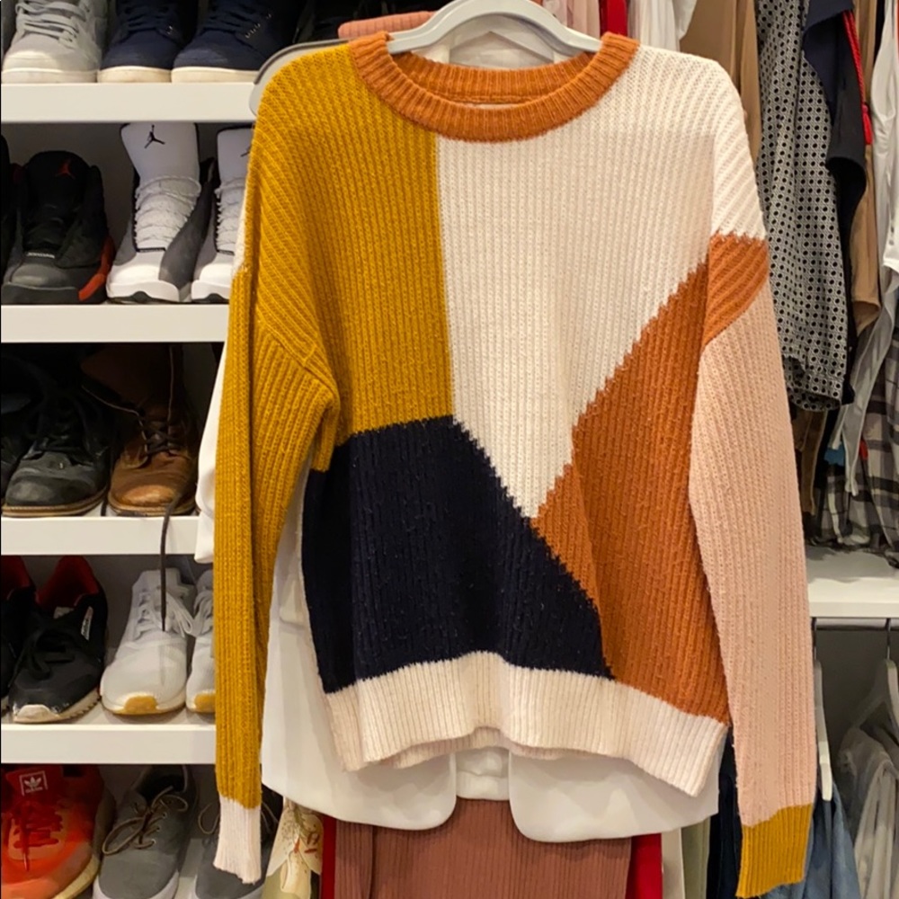 Multi color sweater